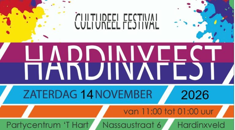 Laat jouw talent shinen op Hardinxfest 2026 — festival in Hardinxveld-Giessendam